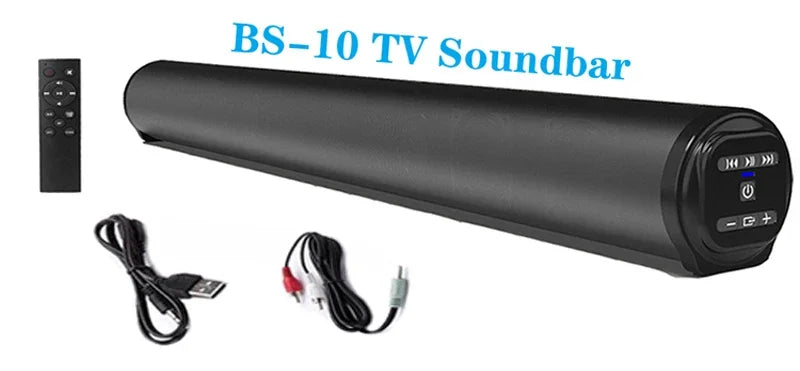 Super Powerful Wireless Bluetooth Sound Bar with Subwoofer & FM Radio