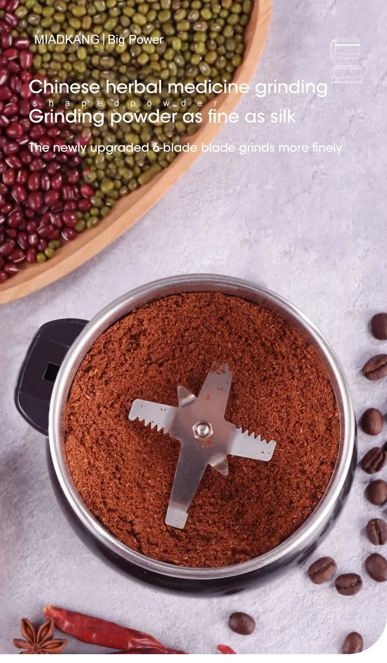 400W Electric Coffee & Spice Grinder – Multi-Purpose Kitchen Mill