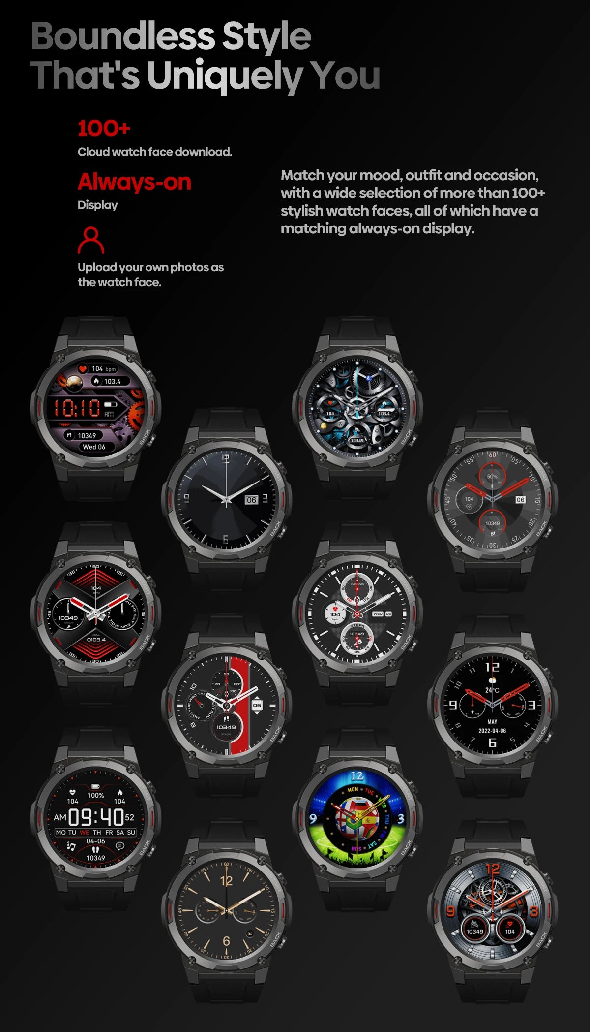 Zeblaze VIBE 7 PRO – 1.43" AMOLED Smartwatch with Call & Health Tracking