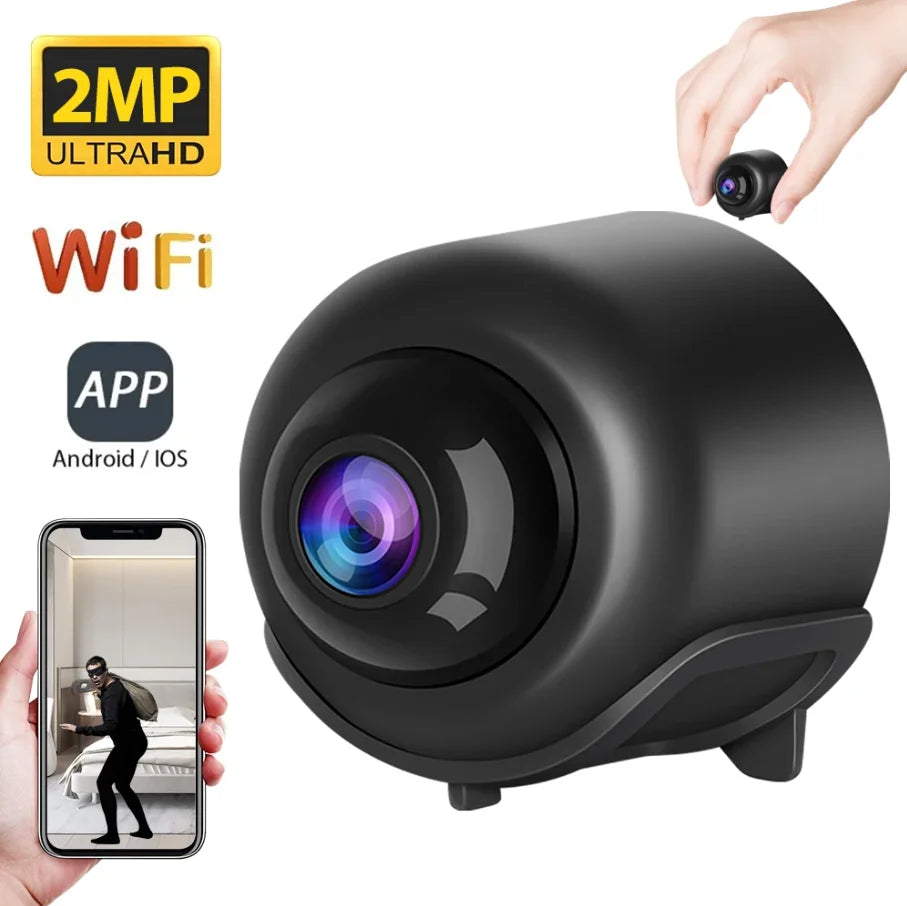 2024 X5 Mini WiFi Camera – Indoor Night Vision Security with Audio & Video Recording
