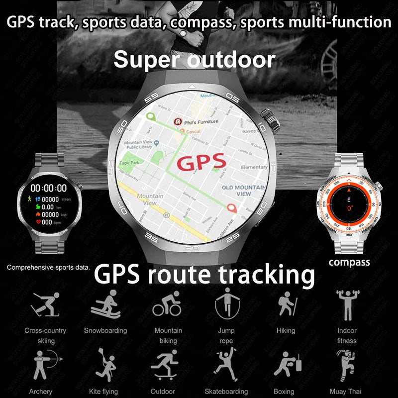 Huawei Watch GT5 Pro – AMOLED Smartwatch with NFC, GPS & Bluetooth Call