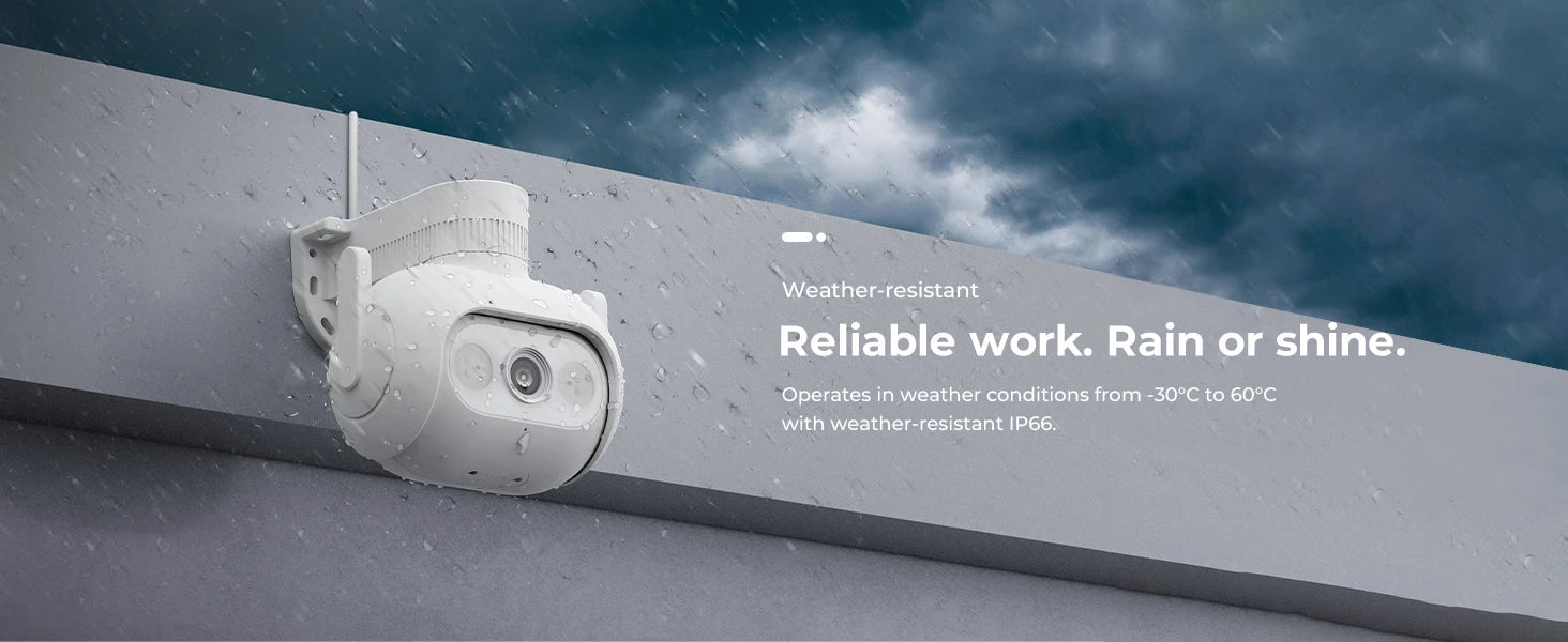 IMILAB EC5 3MP 2K Floodlight Outdoor Security Camera – 360° PTZ, Color Night Vision, Human Tracking, Auto Deterrence