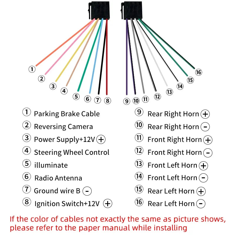 Hippcron 7" 1-DIN Car Stereo – CarPlay, Android Auto, Bluetooth, MP5 with Rear Camera Support