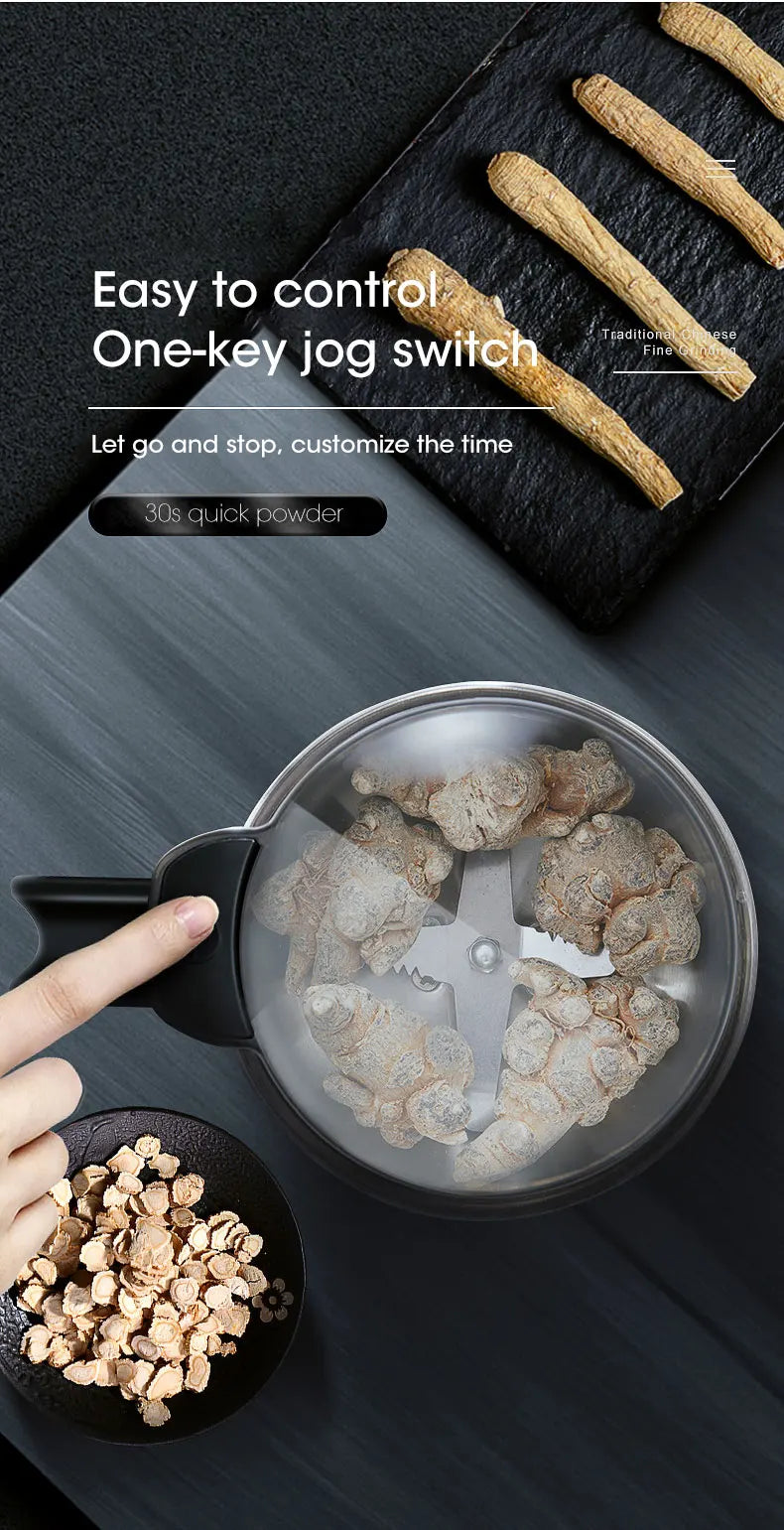 400W Electric Coffee & Spice Grinder – Multi-Purpose Kitchen Mill