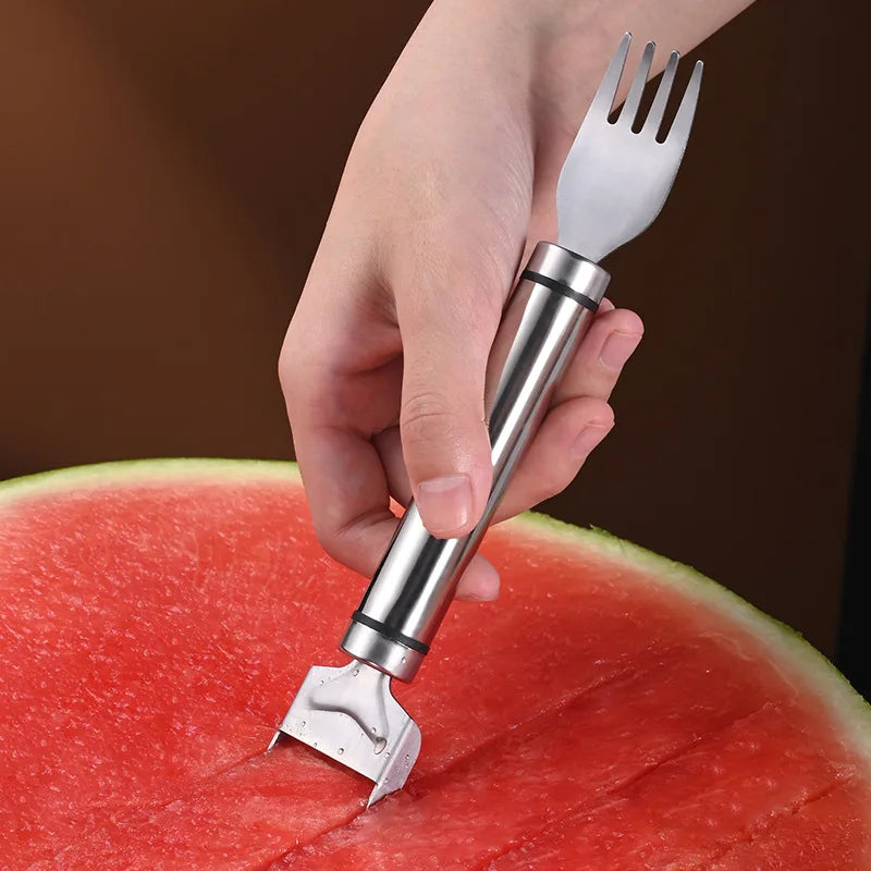 Stainless Steel Windmill Watermelon Cutter – Fruit Slicer & Watermelon Digger Kitchen Gadget