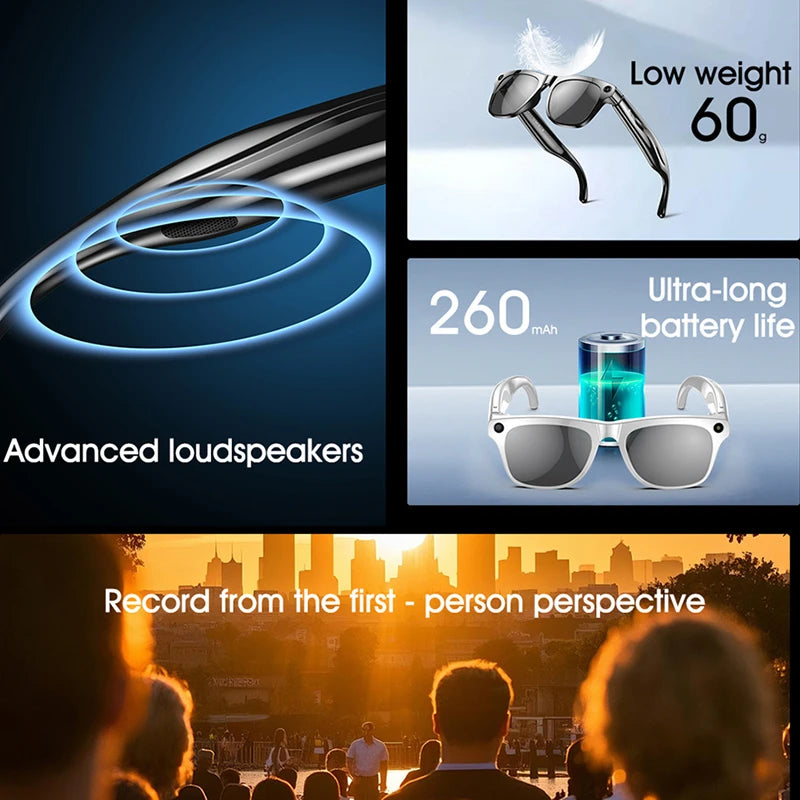 Xiaomi 4K HD AI Smart Glasses – 100MP Camera, Voice Assistant & Bluetooth Call