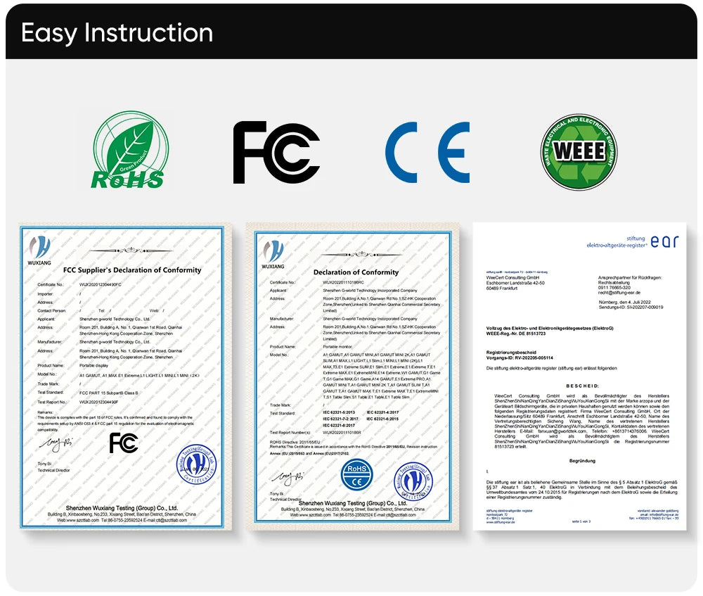 Arzopa 15.6" FHD Portable Monitor – 1080P HDMI/USB Display for Laptop, PC, Console