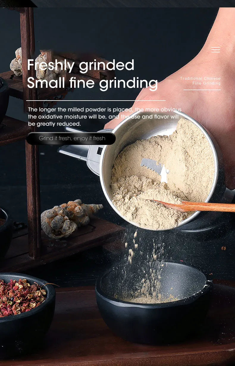 400W Electric Coffee & Spice Grinder – Multi-Purpose Kitchen Mill