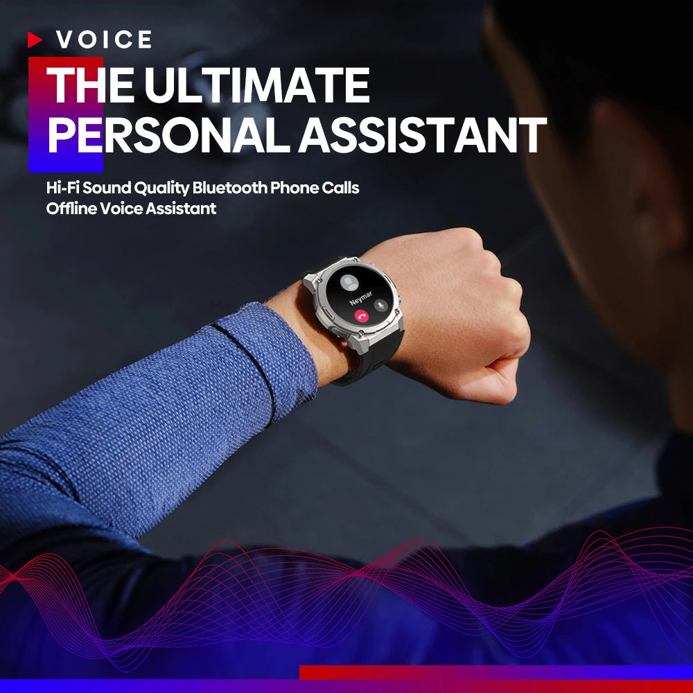 Zeblaze VIBE 7 PRO – 1.43" AMOLED Smartwatch with Call & Health Tracking