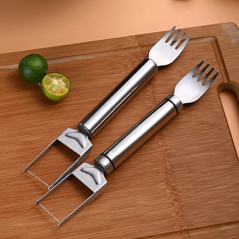 Stainless Steel Windmill Watermelon Cutter – Fruit Slicer & Watermelon Digger Kitchen Gadget