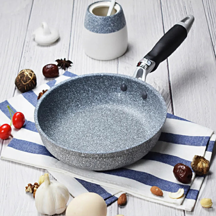 Durable Stone Non-Stick Frying Pan – 20–28cm Skillet for Gas & Induction Cookers