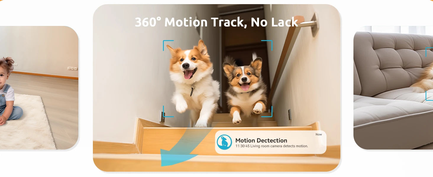 Blurams A31S 2-Pack Indoor Security Cameras – 2K HD with One-Touch Call