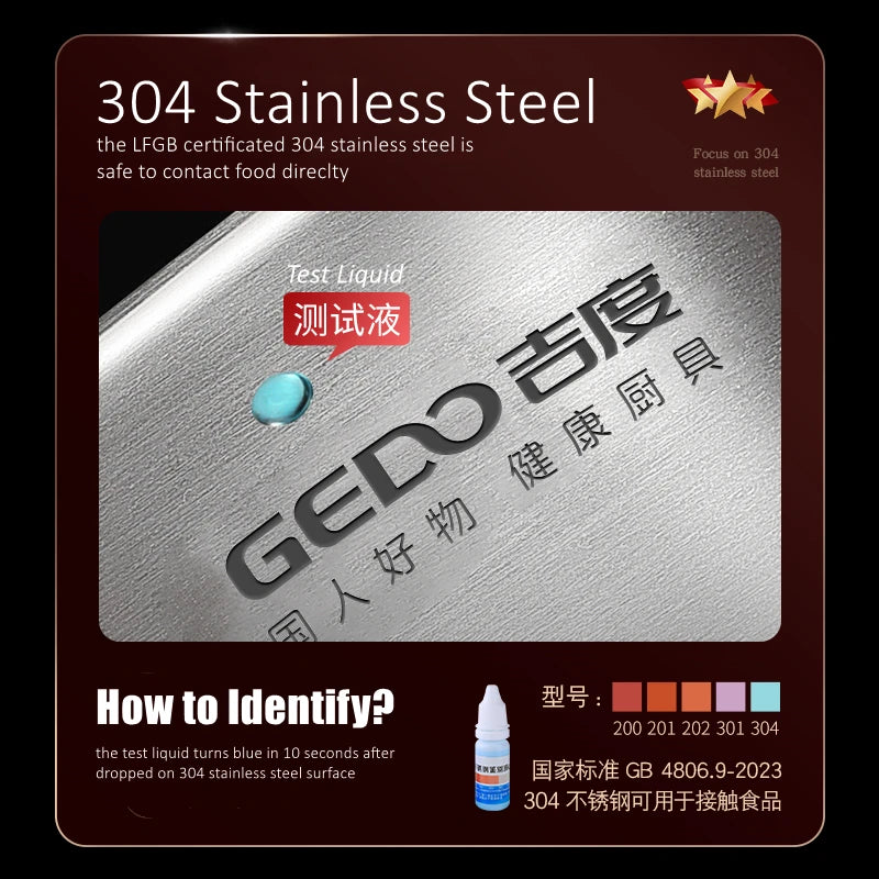 LFGB Certified 304 Stainless Steel Egg Custard Steamer – Ultra Thick & Durable Food Steaming Bowl for Kitchen