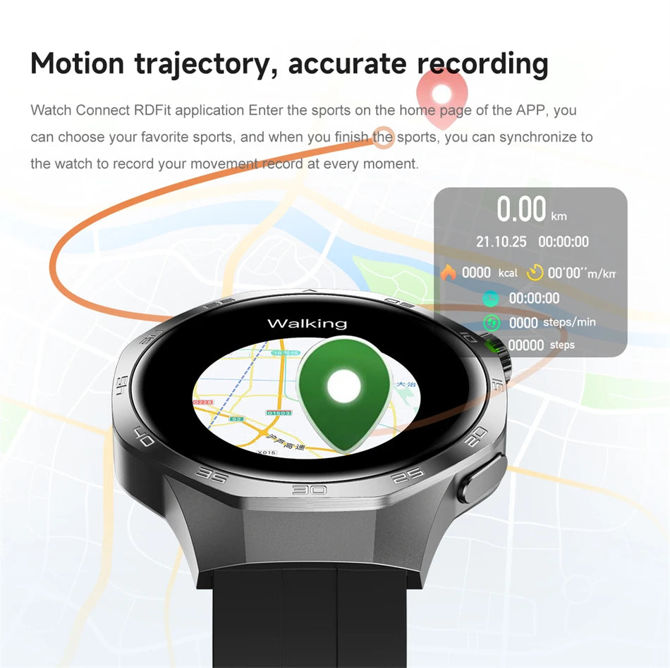 Huawei Watch GT5 Pro – AMOLED Smartwatch with NFC, GPS & Bluetooth Call