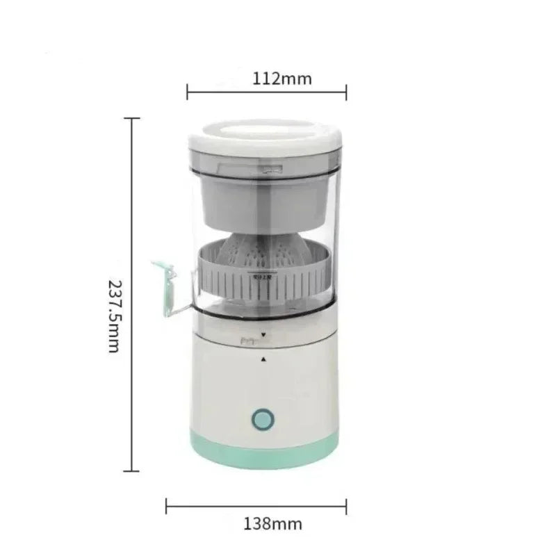 Electric Citrus Juicer – USB Rechargeable Orange & Lemon Squeezer