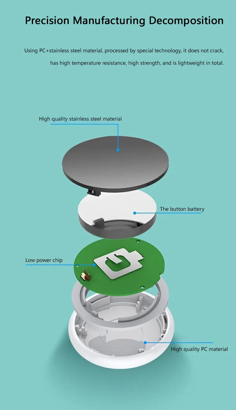 Xiaomi Mini Smart Anti-Lost Tracker – Bluetooth 5.0 GPS Locator Tag for Pets, Kids, Bags, and Wallets