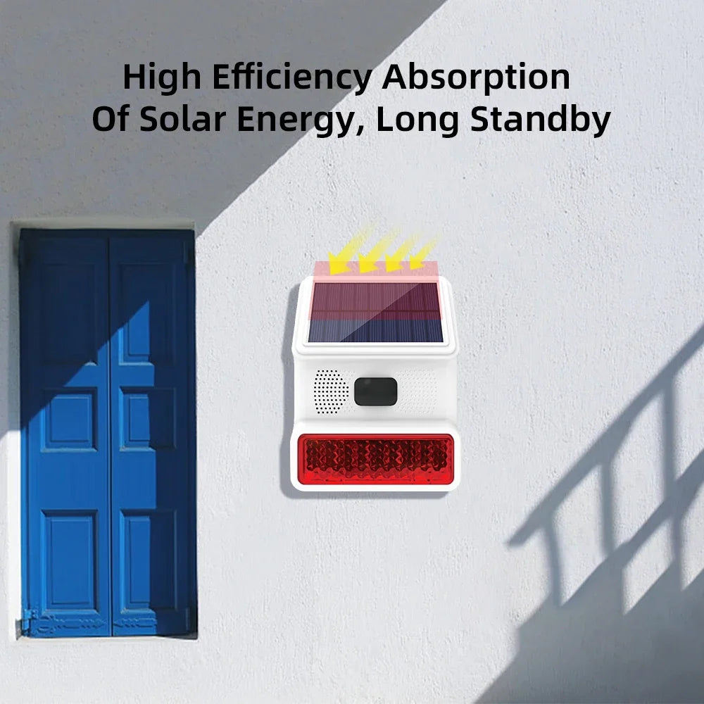 PGST-523 Outdoor Wireless Alarm System – Solar-Powered 433MHz GSM Security with Infrared Sensor & Flashlight