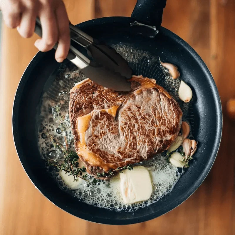 3 Size Available Heavy Duty Stainless Steel Kitchen Tongs with Silicone Tips High Heat Resistant Locking Design Secure Grip