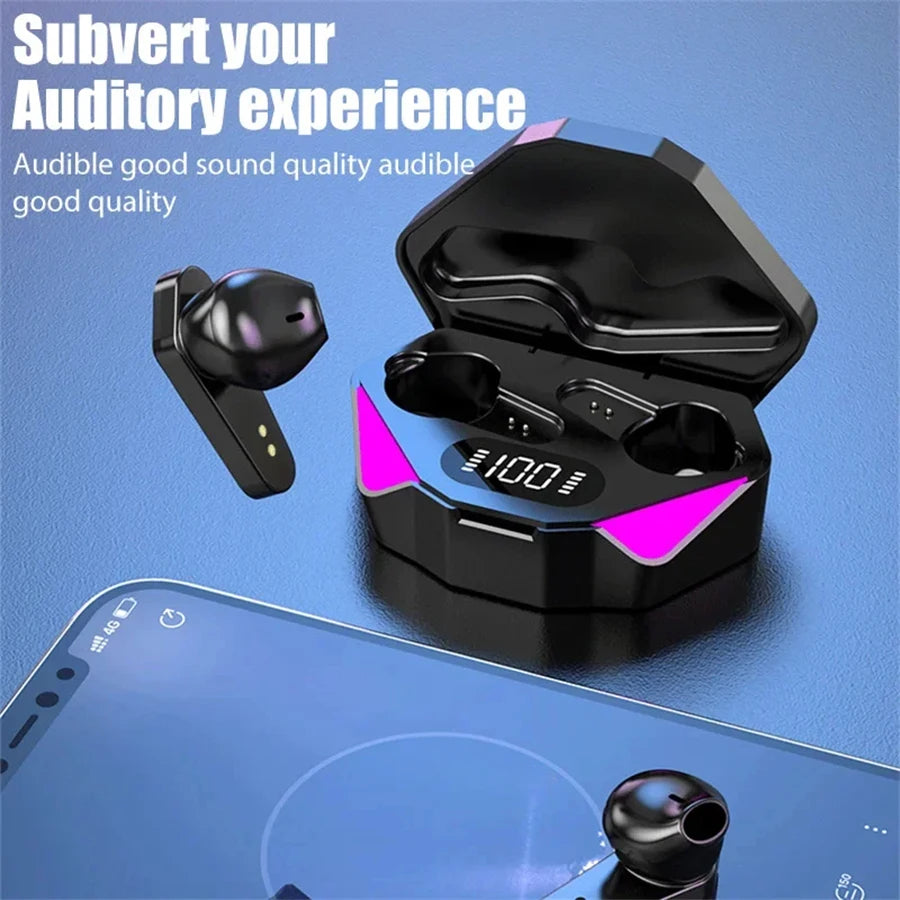 New TWS Wireless Bluetooth Earphones – Waterproof Sport Headset with Mic