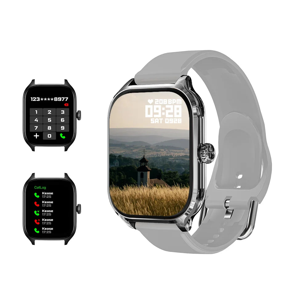 LAXASFIT H9 Smartwatch – 2025 Bluetooth Fitness Tracker