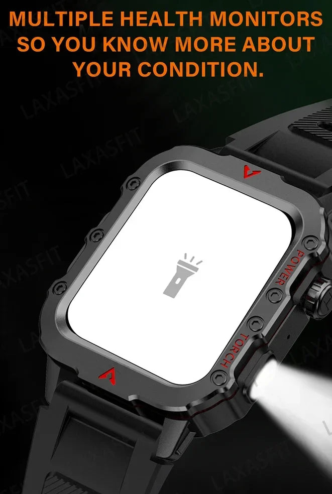 2024 LED Bluetooth Smartwatch for Men – Calling, Sports & Health Monitor