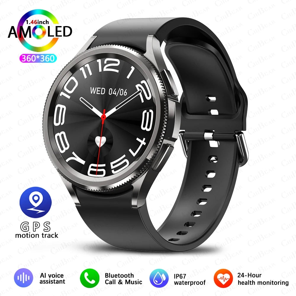 Samsung Galaxy Watch6 Classic – GPS Smartwatch with Bluetooth Call & Health Tracking