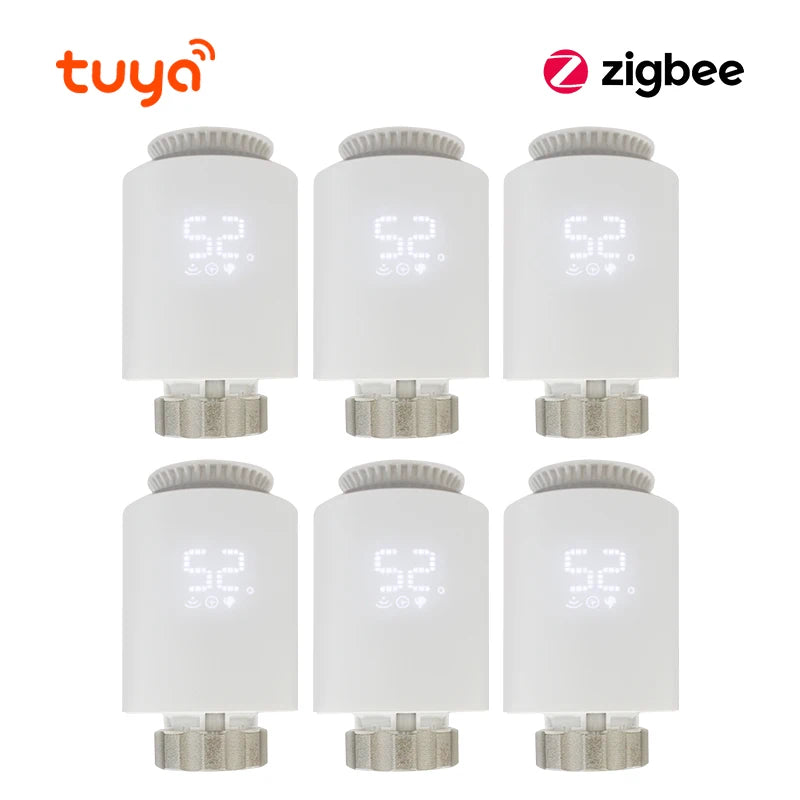 Tuya ZigBee 3.0 Smart TRV – Thermostatic Radiator Valve with Alexa & Google Home Support