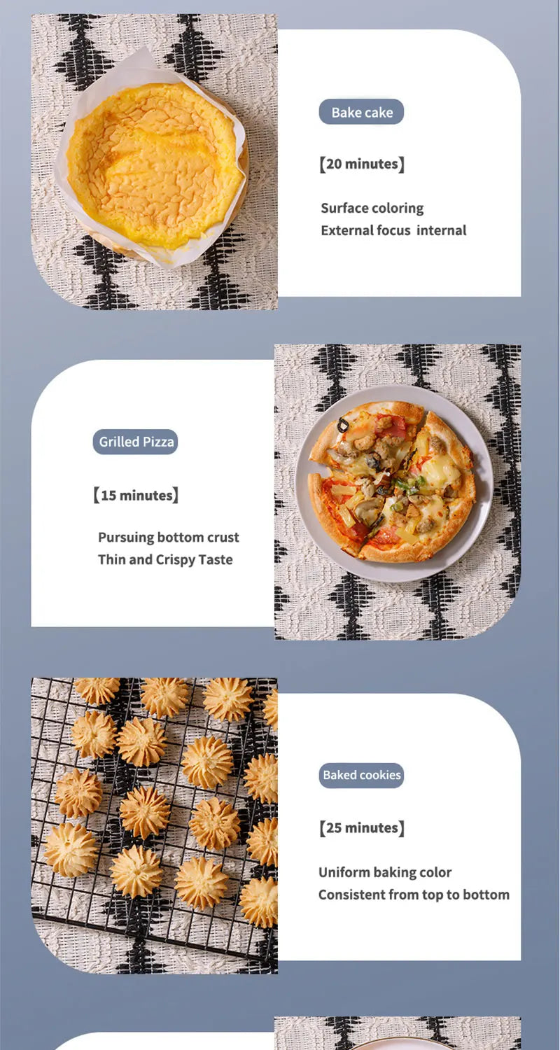 10L Large Capacity Electric Air Fryer – Oil-Free Convection Oven with 360° Baking