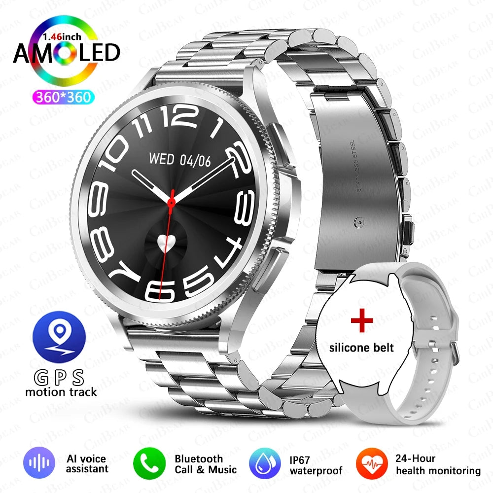 Samsung Galaxy Watch6 Classic – GPS Smartwatch with Bluetooth Call & Health Tracking