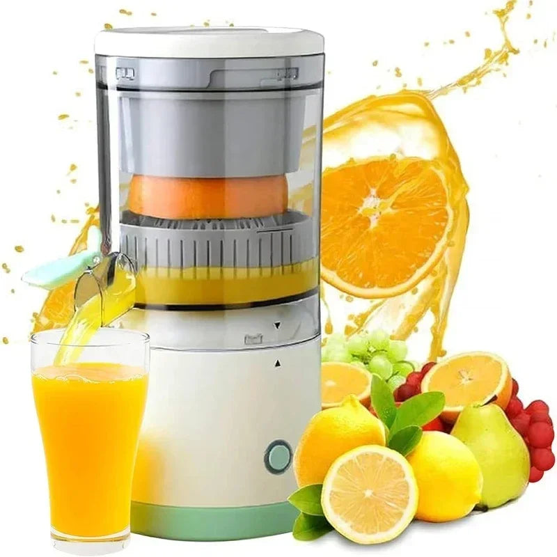 Electric Citrus Juicer – USB Rechargeable Orange & Lemon Squeezer