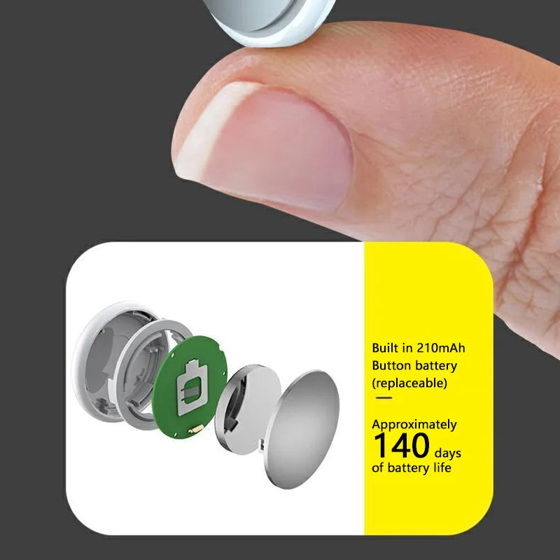 Xiaomi Mini Smart Anti-Lost Tracker – Bluetooth 5.0 GPS Locator Tag for Pets, Kids, Bags, and Wallets