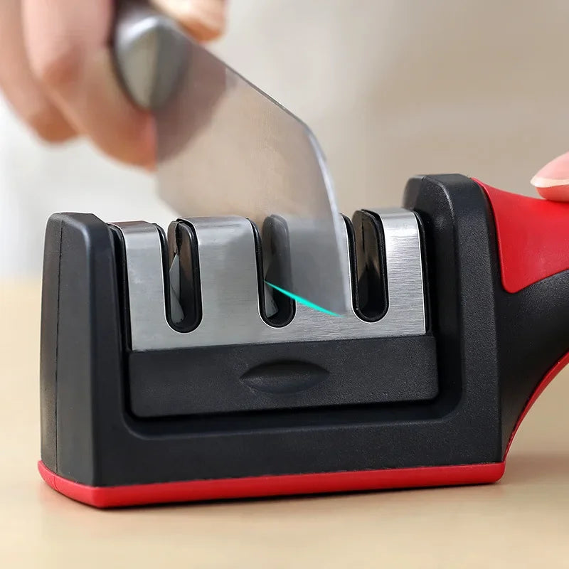 Level 3 Quick Knife Sharpener – Anti-Slip Base Kitchen Tool