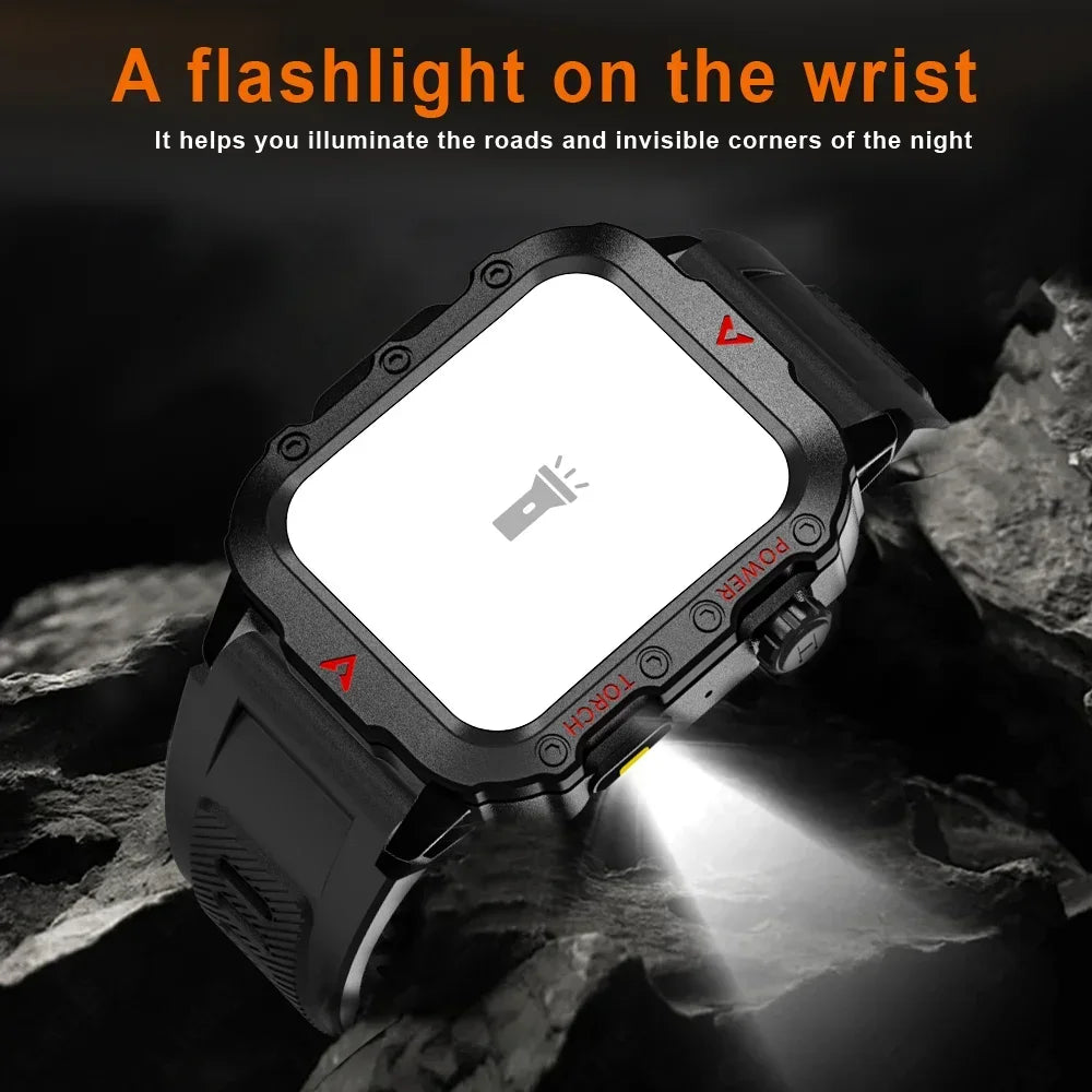 2024 LED Bluetooth Smartwatch for Men – Calling, Sports & Health Monitor