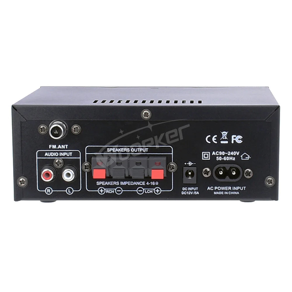 Woopker AK45 HiFi Bluetooth Amplifier – 2.0 Channel, 90Wx2, Home & Car Audio