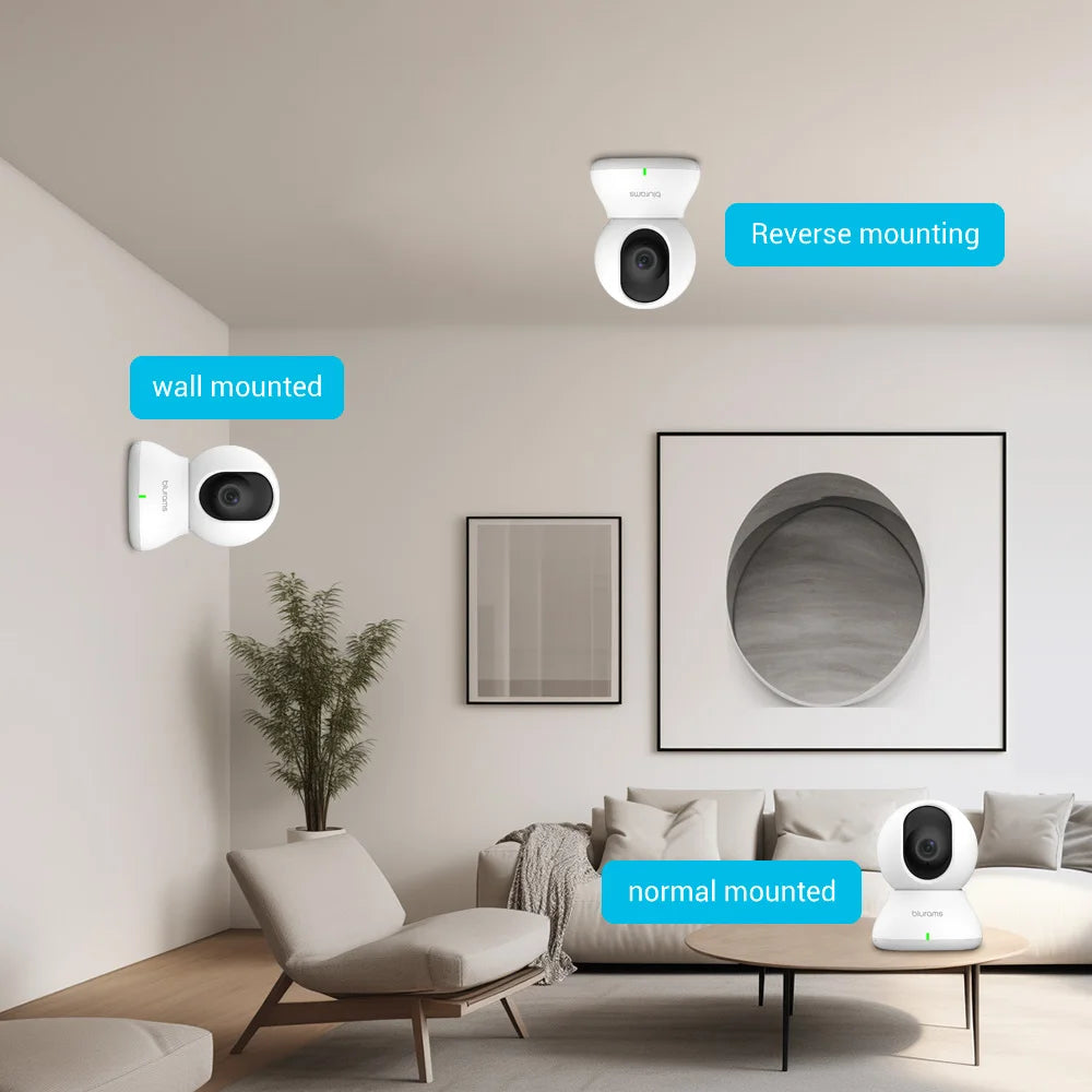 Blurams 2K HD Baby Monitor Camera – Home Security with Motion Detection & Two-Way Audiot