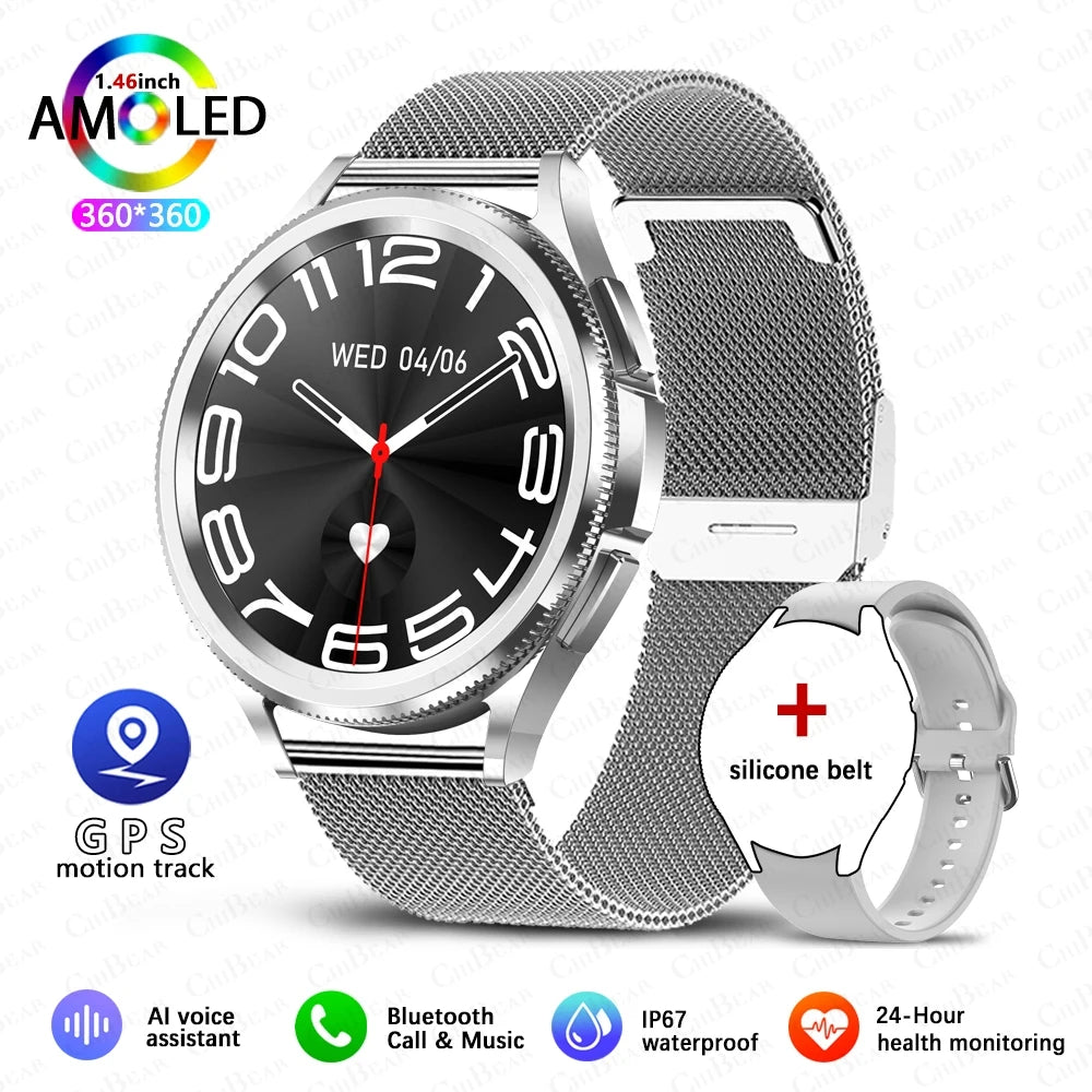 Samsung Galaxy Watch6 Classic – GPS Smartwatch with Bluetooth Call & Health Tracking