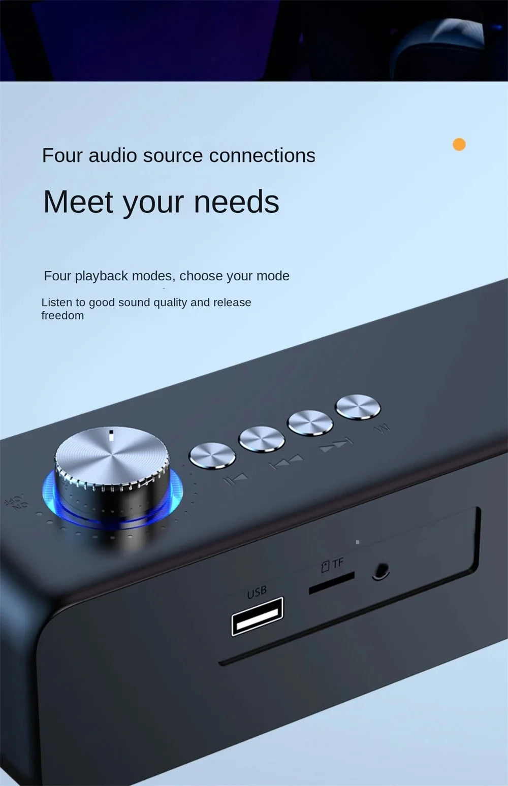 Original Bluetooth Subwoofer Soundbar – Wireless TV & Computer Speaker