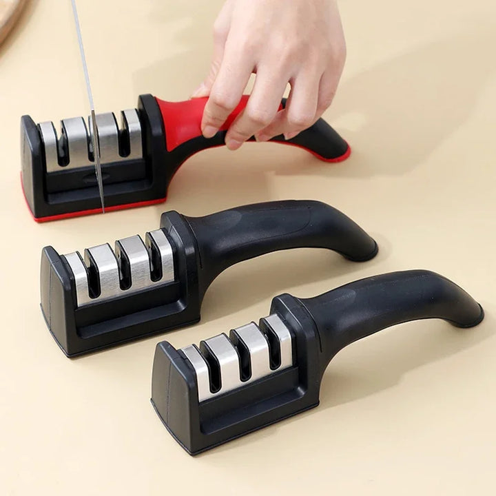Level 3 Quick Knife Sharpener – Anti-Slip Base Kitchen Tool