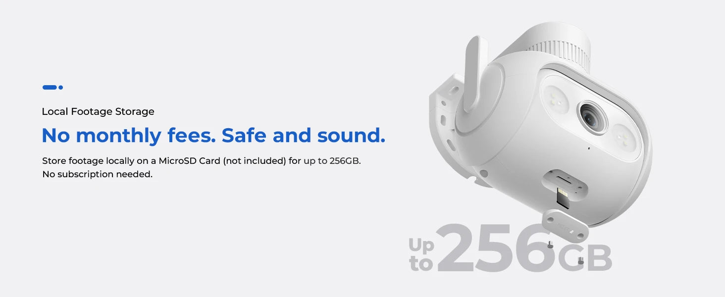 IMILAB EC5 3MP 2K Floodlight Outdoor Security Camera – 360° PTZ, Color Night Vision, Human Tracking, Auto Deterrence