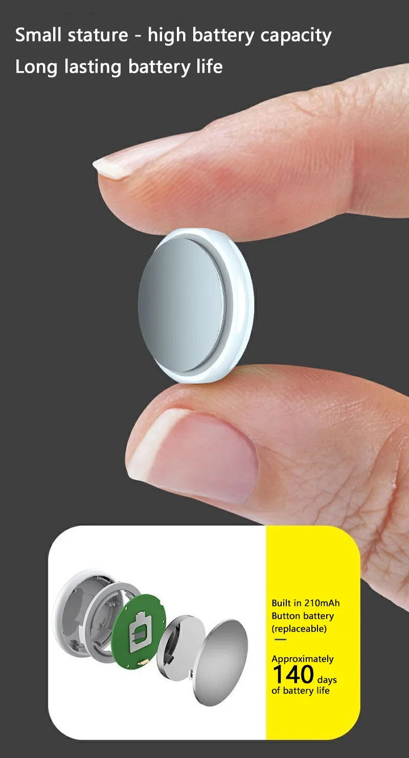 Xiaomi Mini Smart Anti-Lost Tracker – Bluetooth 5.0 GPS Locator Tag for Pets, Kids, Bags, and Wallets