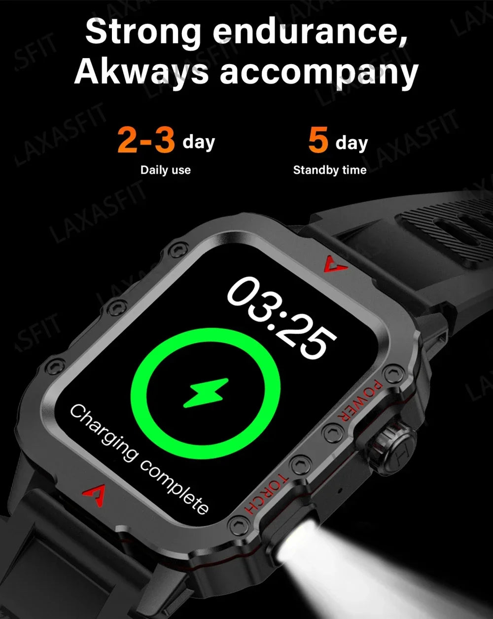 2024 LED Bluetooth Smartwatch for Men – Calling, Sports & Health Monitor