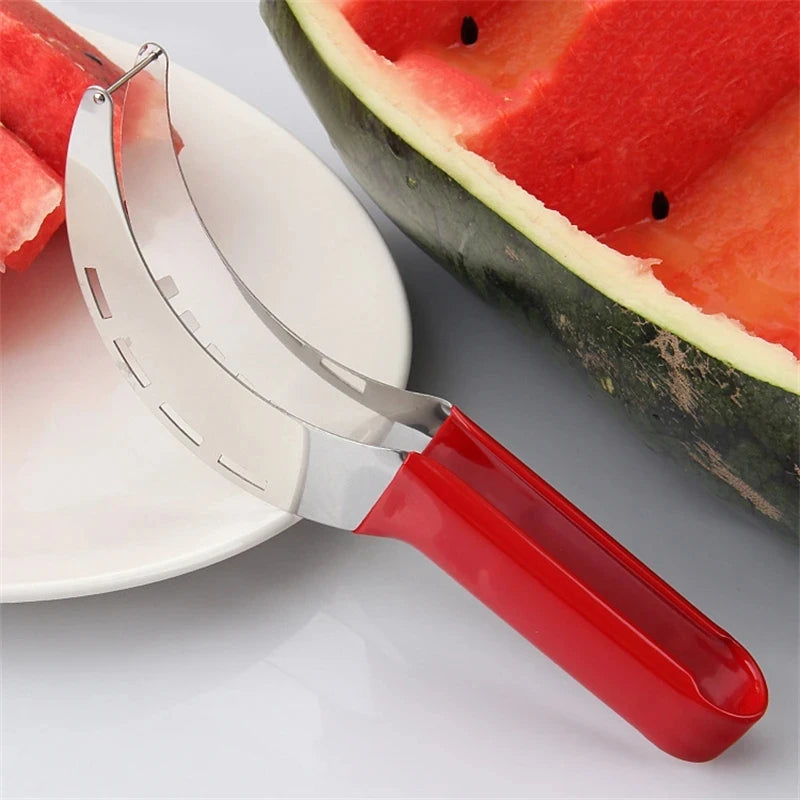 Stainless Steel Windmill Watermelon Cutter – Fruit Slicer & Watermelon Digger Kitchen Gadget