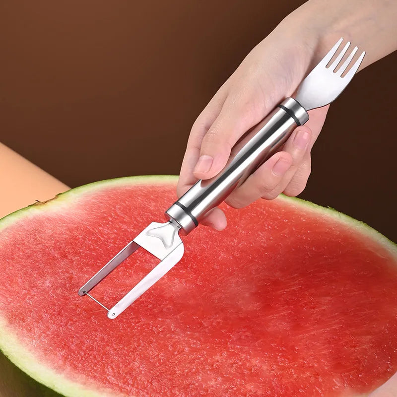 Stainless Steel Windmill Watermelon Cutter – Fruit Slicer & Watermelon Digger Kitchen Gadget