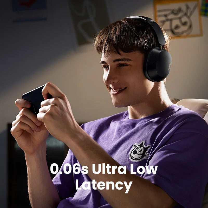 UGREEN Max5C Wireless Headphones – 43dB ANC, LDAC, 75H Battery, Hi-Res Audio