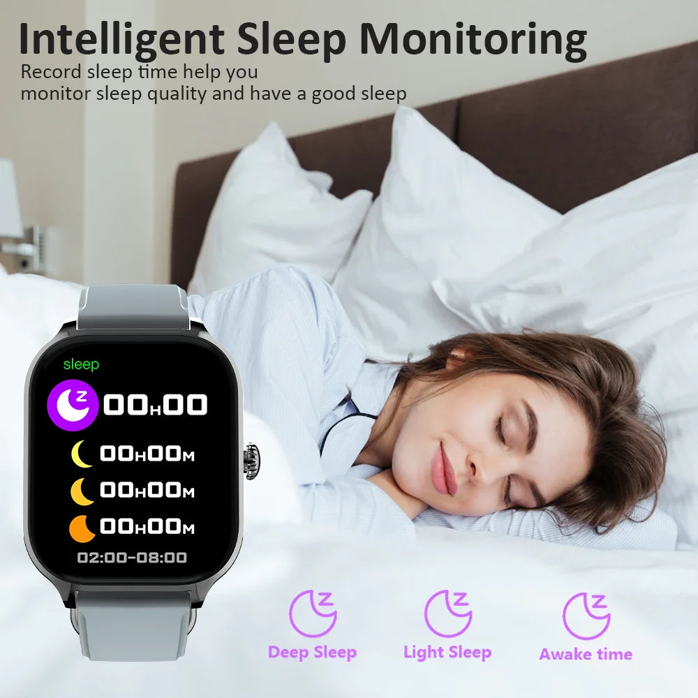 LAXASFIT H9 Smartwatch – 2025 Bluetooth Fitness Tracker