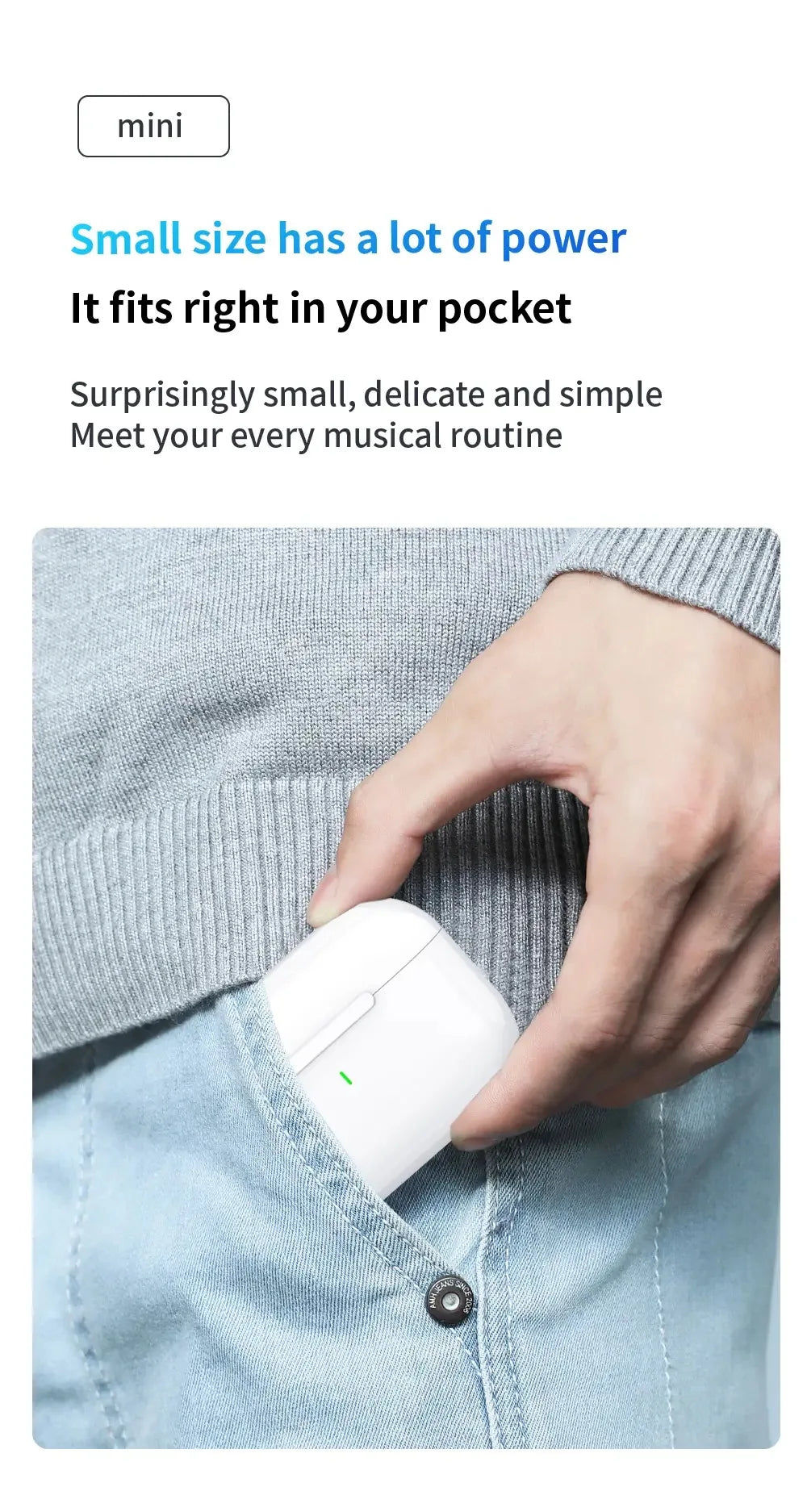 2024 Air Pro True Wireless Earbuds – HiFi Bluetooth Earphones with Noise Reduction