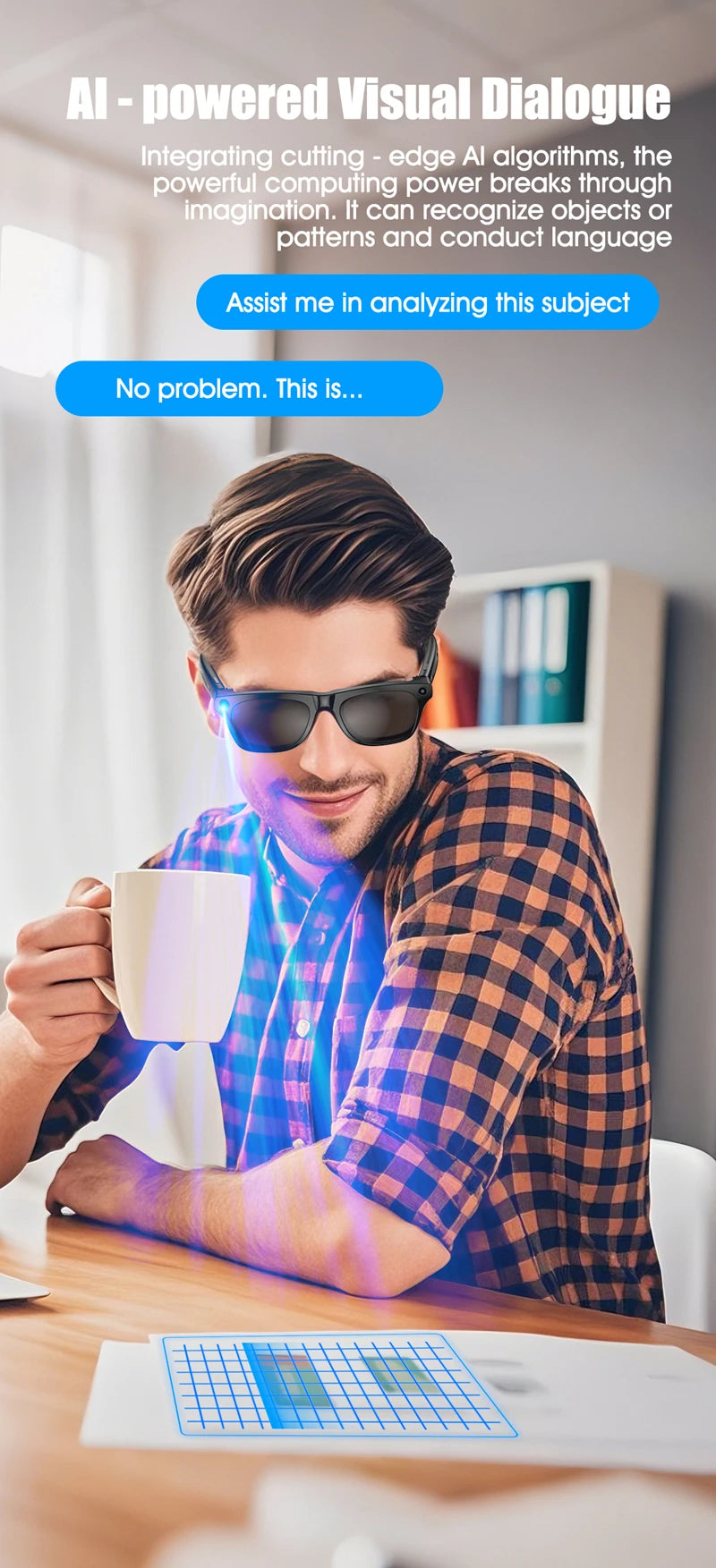 Xiaomi 4K AI Smart Glasses – 100MP HD Camera, Bluetooth Call & Voice Assistant